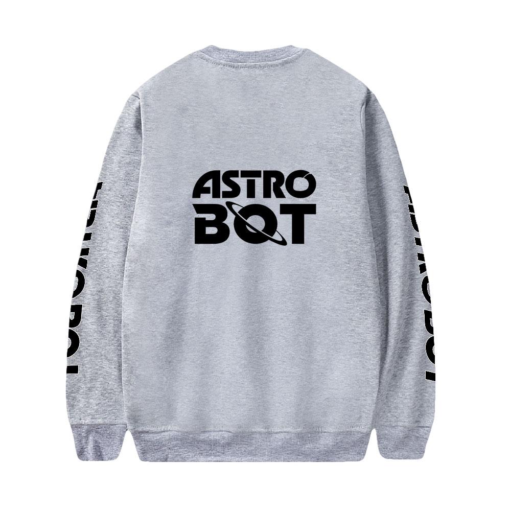 Women Men's Astro Bot Print Hoodies Round Neck Hooded Sweatshirts Man Pullover Male Top Streetwear Outdoor Tracksuit