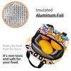 P-PowerPuffs Cartoon Three Girls Thermal Insulated Lunch Bag for Picnic Portable Bento Box Cooler Thermal Food Box