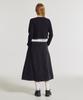 Nyuballanseu Nbnwg3W612 / Women Frozen Woven Stretch Long Skirt (Black)