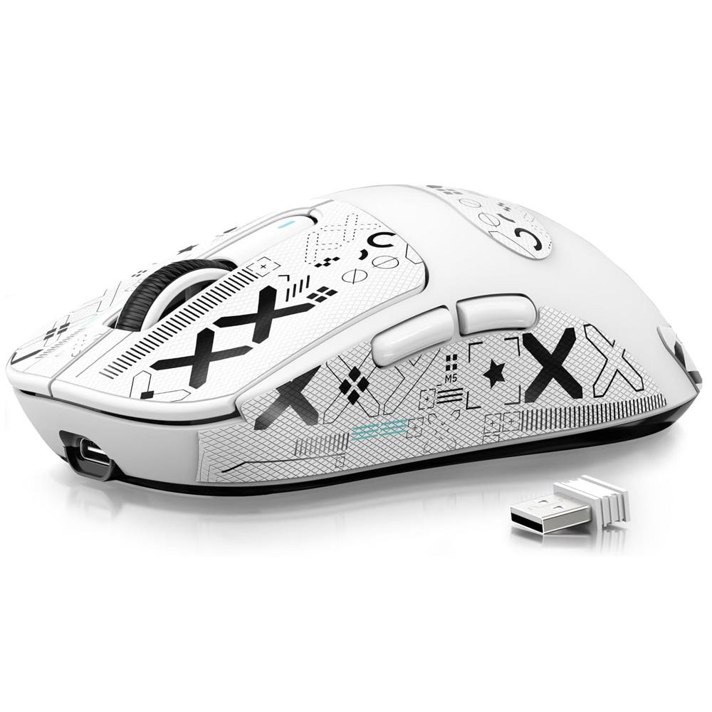 ZENTAURA X8 Dual Mode Wireless/Bluetooth Gaming Mouse with Anti-slip Sticker TYPE-C Rechargeable Office Mouse for Laptops