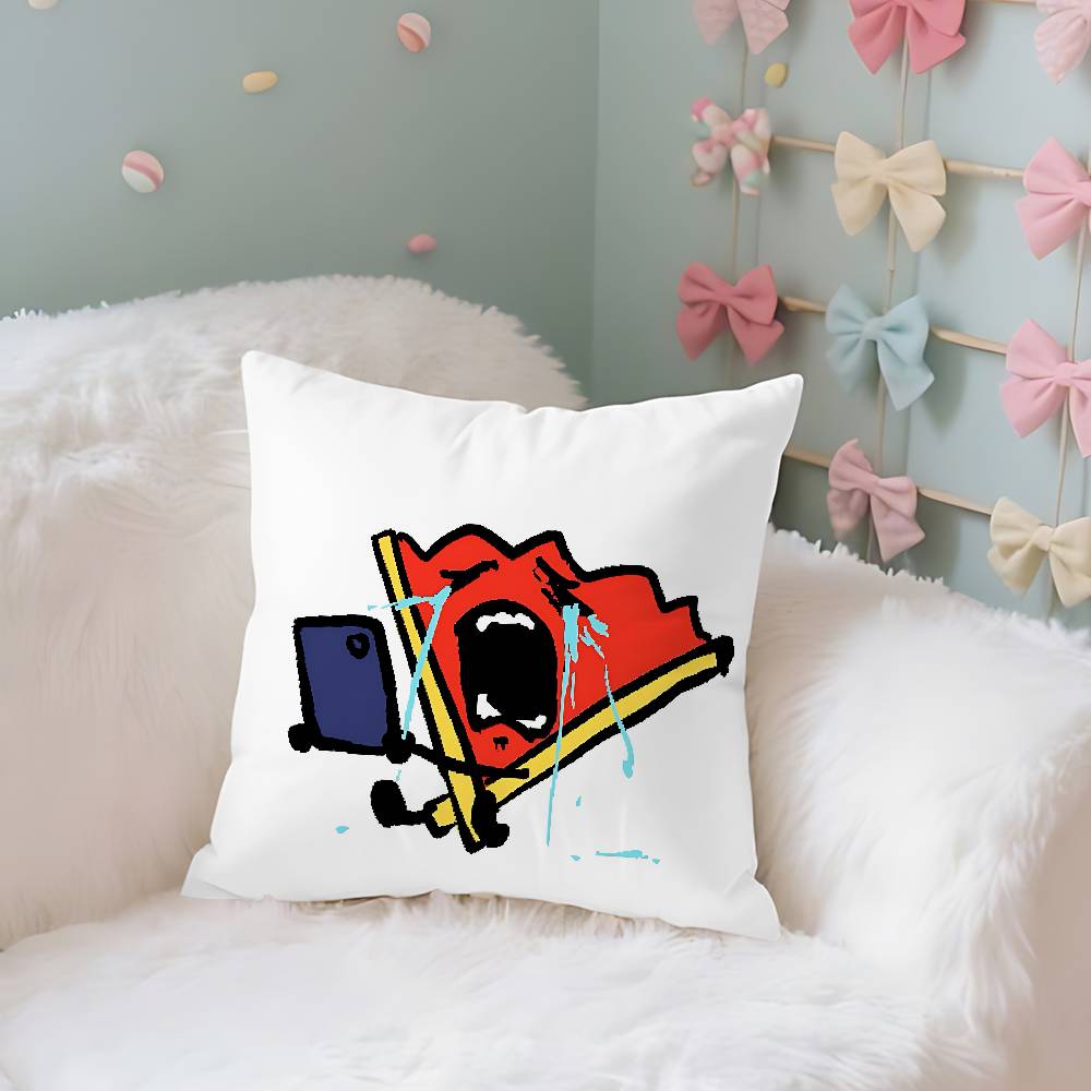 Funny AInanimate InsanityS Case Plush Fabric Soft Pillowcase Double Sided Print Cushion Cover Household Gifts