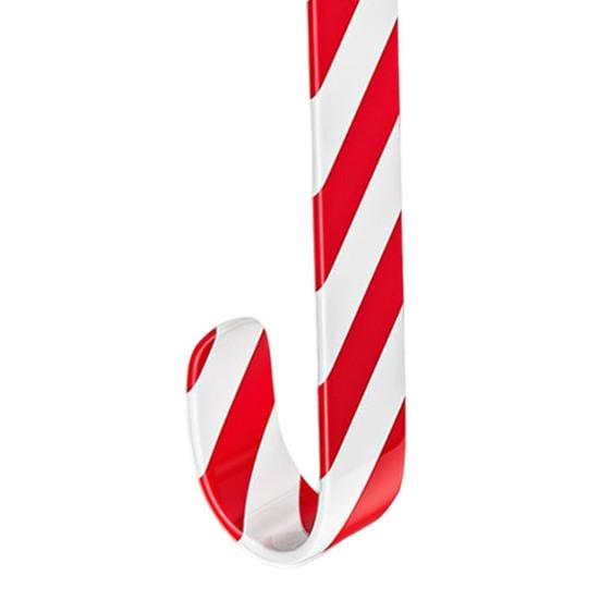 Christmas Stocking Hooks Mantel Xmas Stocking Hangers Candy Cane Design Non-Slip Stocking Holders for Mantel Christmas Party Decoration