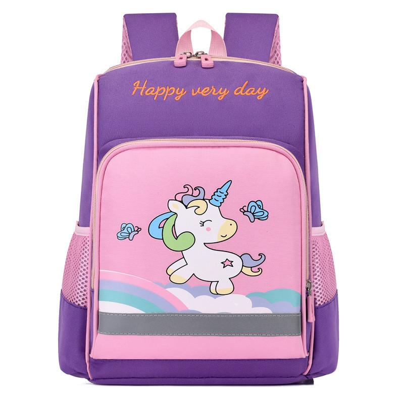 Fun And Stylish Cartoon Print Large Capacity Backpack For Boys And Girls School Use