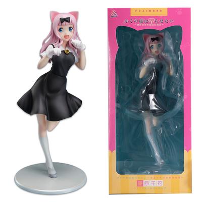 22CM Anime Kaguya-sama Wa Kokurasetai: Tensai-tachi No Ren'ai Zunousen Fujiwara Chika Figure 1/7 Model Plaything Gift Aciton Figure