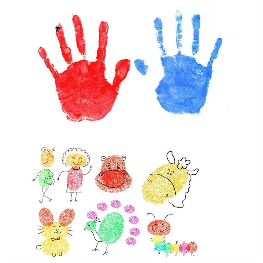 Graffiti Card Making Printing Mud Paint Ink Pad DIY Finger Painting Finger Painting Inkpad