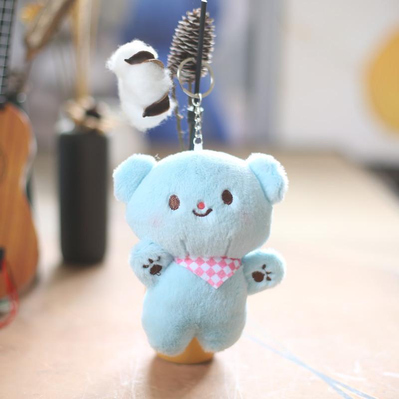 Adorable Plush Toy Keychain Little Yellow Chick Soft Short Plush Stuffed Animal