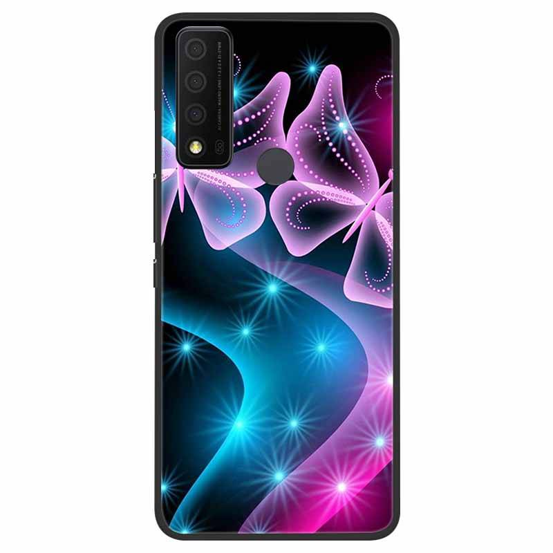 For TCL 30 XE 5G Case Marble Cat Soft Silicone Back Case for TCL 30 XL 30V 5G Phone Cover TCL30 XE T767W 30XE 5G Coque Funda Bag