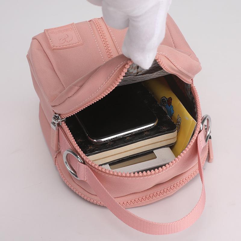 New fashion shoulder bag women, versatile messenger mobile phone bag, nylon waterproof women's messenger bag bag