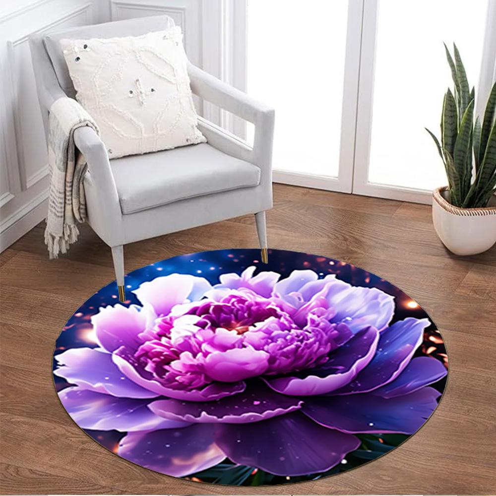 1pc home carpet colorful tulip design rug non slip office decor gift living room bedroom