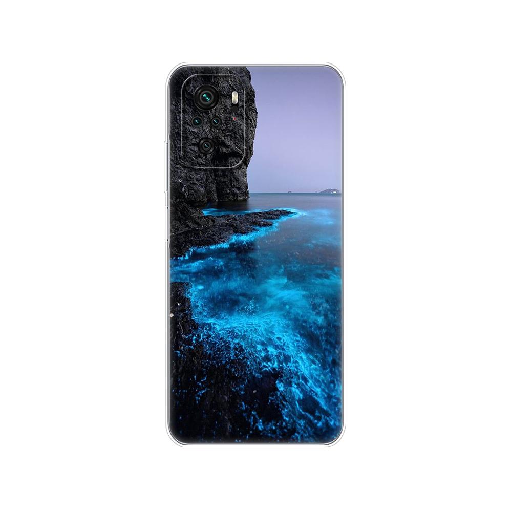 For Xiaomi Redmi Note 10 10S Case 4G 5G Silicon Soft Tpu Back On Redmi Note 10 Pro Global Phone Cover Note10 S Bumper Etui Funda