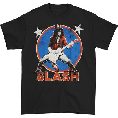 Legendary Guitarist Slash Black 100%cotton Unisex T-Shirt 2026 Summer New Loose Y2k Hip-hop Style Men's Soft Short Sleeve Tsh...