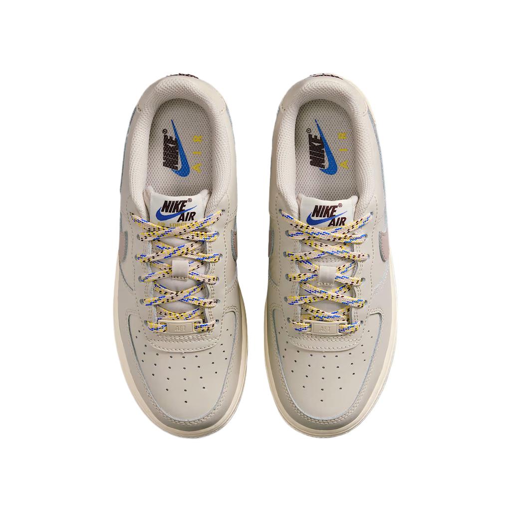 Nike Air Force 1 Lv8 Synthetic Leather Fashion Simple Trendy Aesthetic Kids Sneakers Kids Sneakers Malt HQ1907-100