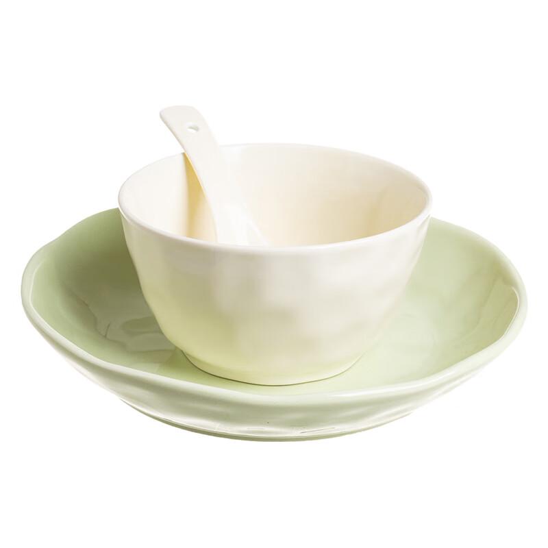 NaJiang Cream Style Enamel Dinnerware Set