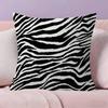 Abstract Line Black And White Zebra Cushion Cover Car Throw Pillow Case For Sofa Car Christmas Gift