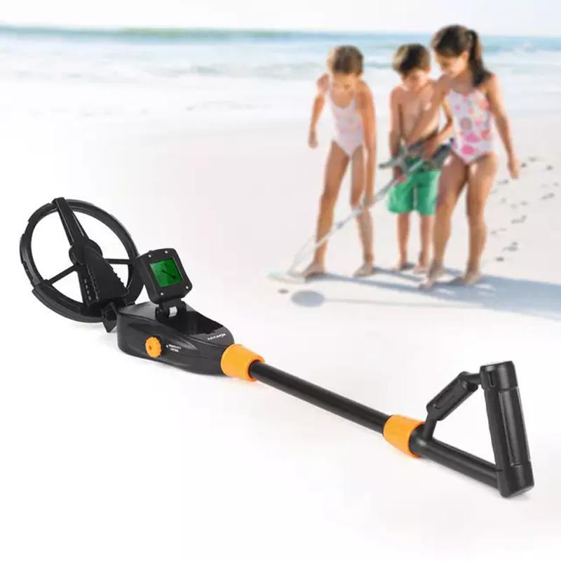 Children Lightweight Handheld Metal Detector Gold Digger Treasure Hunter Tracker Seeker With Waterproof Search Coil For Kids