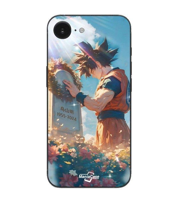 Maniacase Hülle Für iPhone 16E Akira Toriyama Son Goku Fällt schwarz