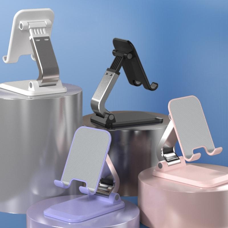 Multi-function Foldable Tablet Mobile Phone Desktop Universal Stand Desk Holder Adjustable Desk Bracket-Smartphone Stand