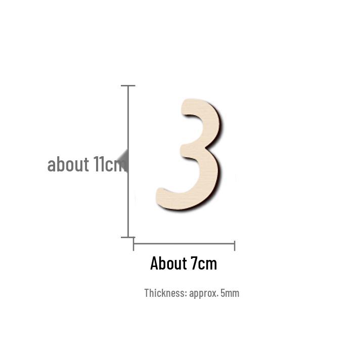 Nordic Baby Milestone Wooden Sign: 1st Year, Full Moon, 100 Days Birthday Photo Props