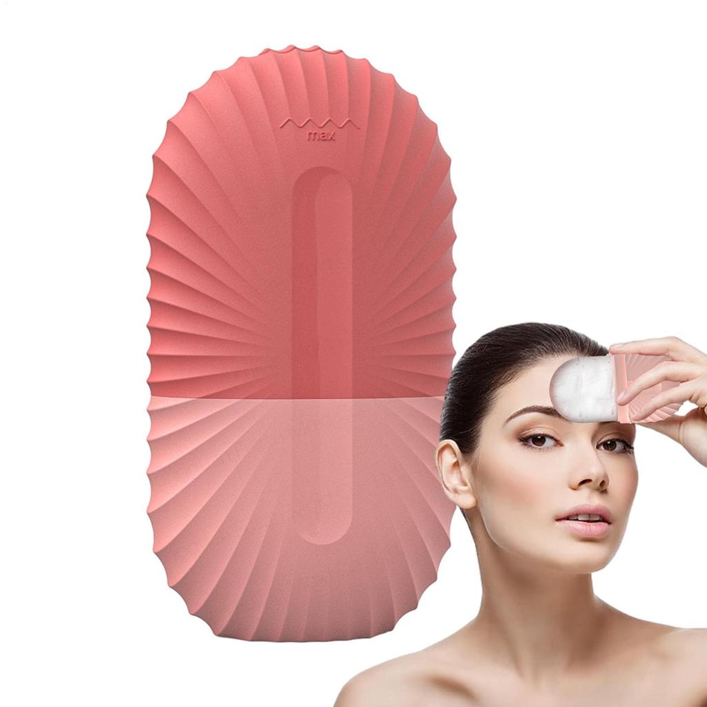 Ice Face Roller IceCube Beauty Massage Silicone Ice Mold For Eye Puffiness Ice Facial Roller Shrink Pores