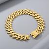 32mm Shiny Big Heavy Square Cuban Chain Bracelet & Necklace for Men Women - Stainless Steel 316L - KB182972-KJX