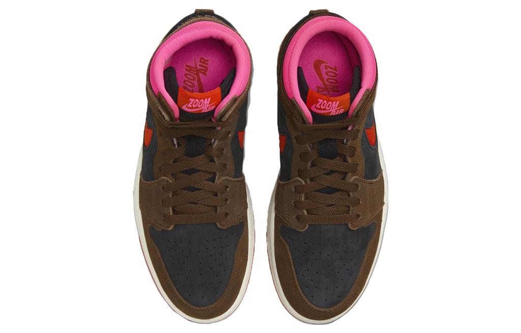 Jordan 1 High Zoom Air CMFT 2 Cacao Wow Picante Red Damskie DV1305-206