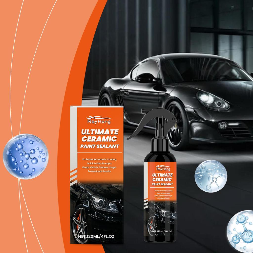 RAYHONG Automotive Ceramic Coating Spray Car Paint Coating Agent Fast Film Brightening Anti-fouling Anti-scratch Water Resistant