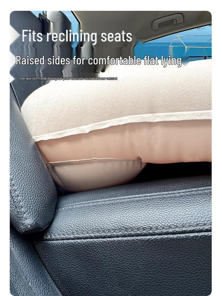Uncle Snail Car Air Mattress: Inflatable Rear Seat Sleeping Pad for Travel