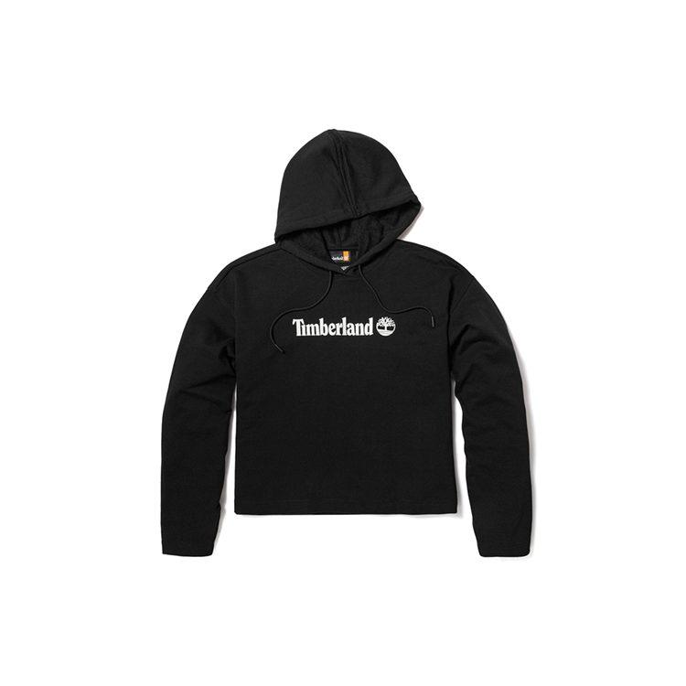 Timberland Sweatshirts Women's Black Hooded Moderate Other A6AZ2-001