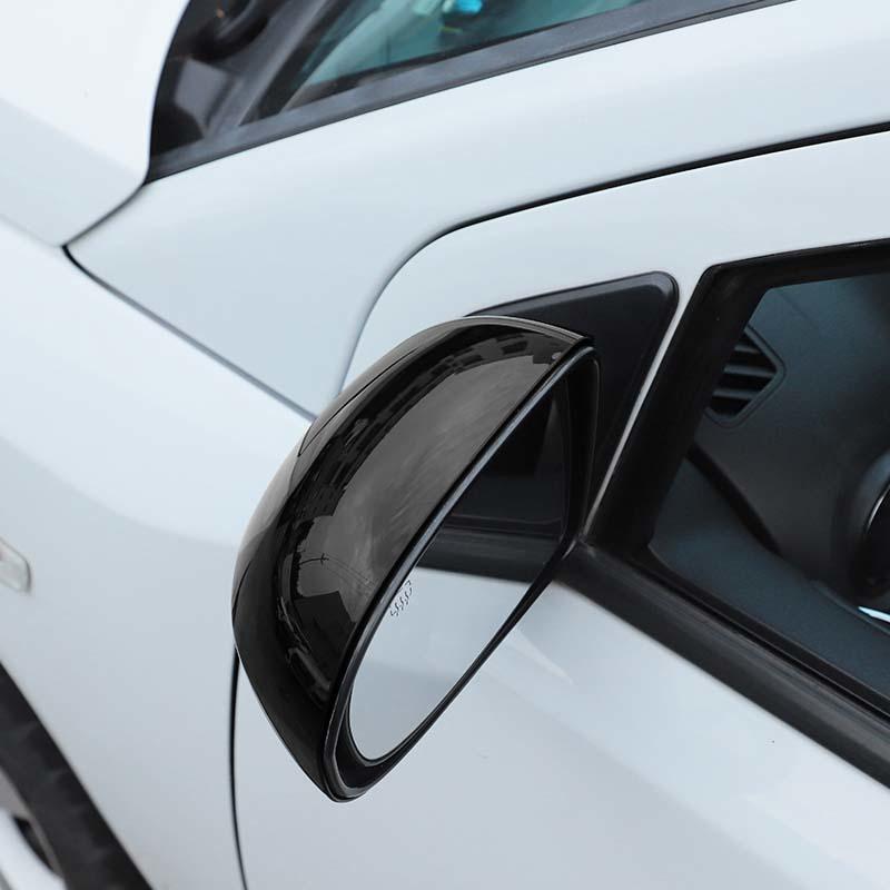 Car Rearview Mirror Decorative Frame Cover For Jeep Compass  2008-2016 Car Exterior Accessories, ABS Plastic