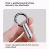 Mini Stainless Steel Sealed Capsule Waterproof Pill Box Camping Firstaid Pendant Travel Outdoor Portable Pill Case