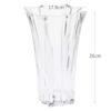 Toyo Sasaki Glass Flower x 26 x Raison Made in Dishwasher Vase, Clear, Approx. 17.9 17.9 cm, Medium, Japan, Safe, P-26382-JAN