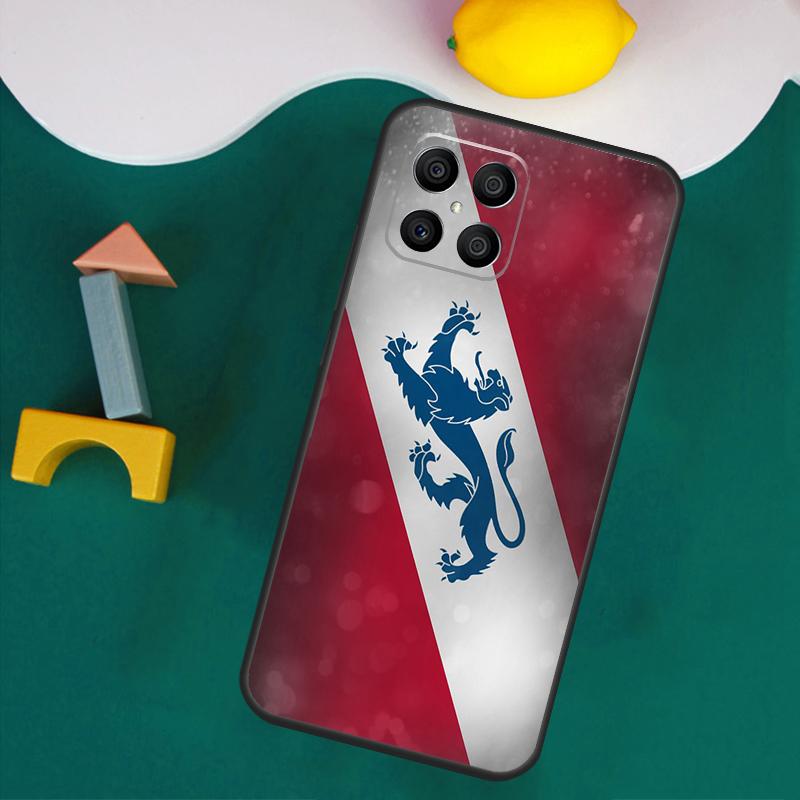 Dänemark Flagge Hülle Für Honor Magic 7 5 6 Lite Honor 200 Pro 50 70 90 Lite X9a X8a X8 X9 X8b X9c X9b Cover