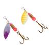 30pcs Colorful Fishing Lure Baits Set With Treble Hook Tackle Accessory For Outdoors