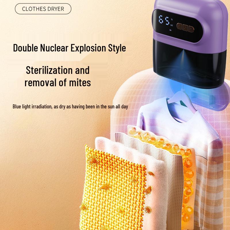 Portable Mini Travel Dryer with Smart Timer