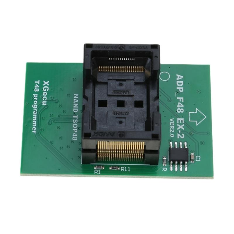 

Quality TSOP48 NAND Programming Adapter, Compatible for T48 ADP F48 EX2 TSOP48-2 Programmers Electronics Repair 1