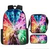 Printed Avengers The Backpack Set Oxford Fabric Pencil Case Essentials School