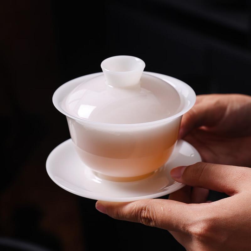 Uncut Jade Ice Porcelain Tea Set