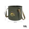 5/10/20L Outdoor Multifunctional Bucket Collapsible Portable Travel Bucket Large Capacity Carrying Bucket Camping Fishing Bucket