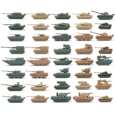 1/144 4D Classic WWII Panzermodell Deutscher Tiger Leopard US M1A2 Russland T80 Israelischer MA4 Chinesischer 59 Sandtisch Plastikpanzer Spielzeug