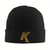 Zildjian K Logo Warm Knitted Cap Fashion Bonnet Hat Autumn Winter Outdoor Beanies Hats for Unisex Adult