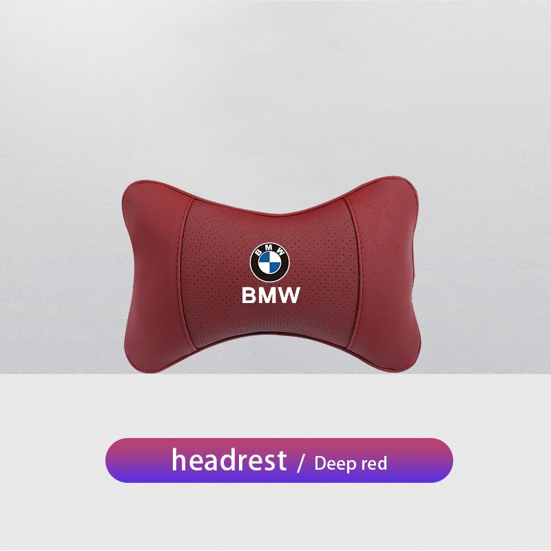 For BMW X1 X2 X3 X5 X4 X6 X7 G30 G20 G32 G11 G12 F40 F30 F20 F10 Sticker Car Interior Headrest Seat Head Support Neck Pillow BU1