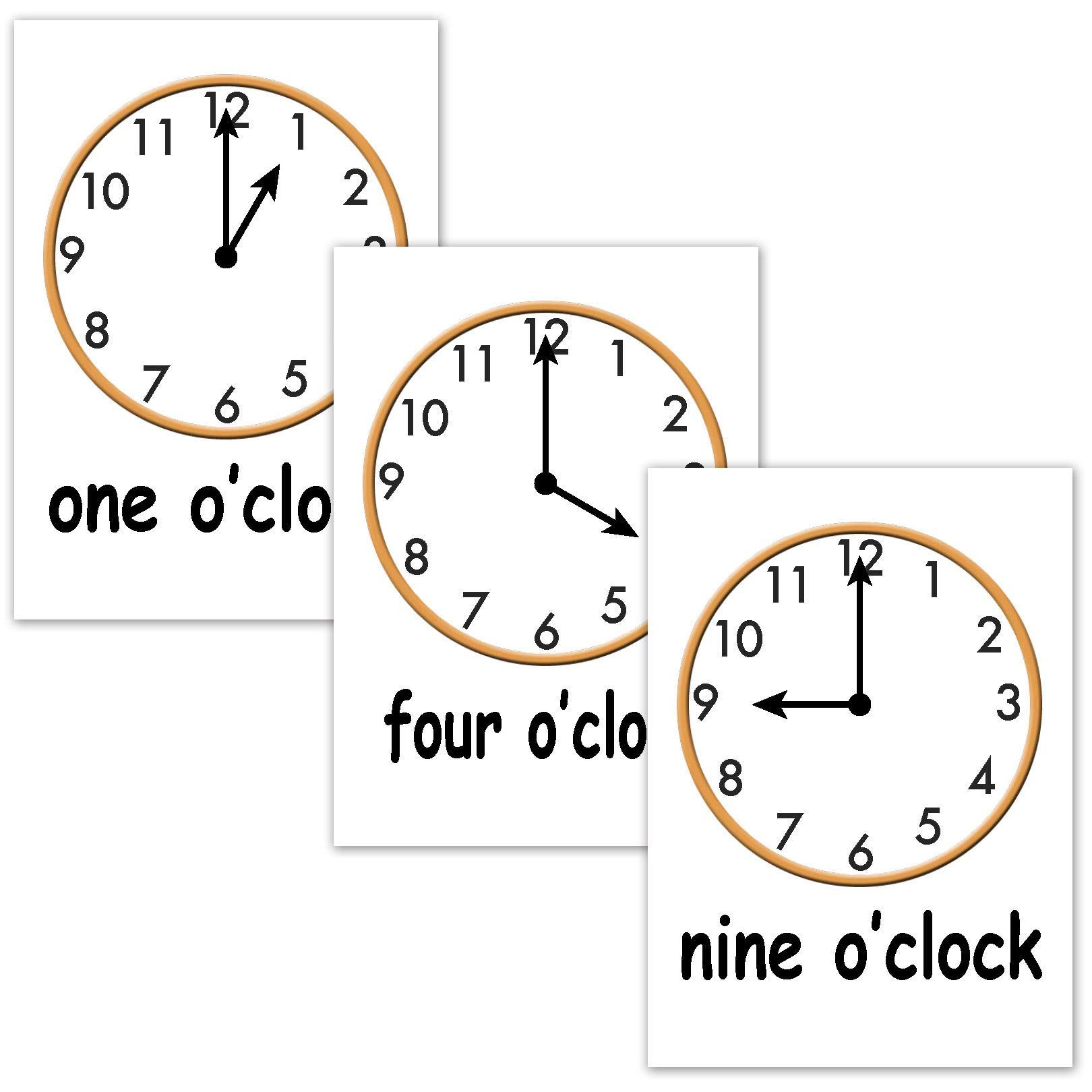 

Флэшкарты [Время] Карточки на английском языке формата А5