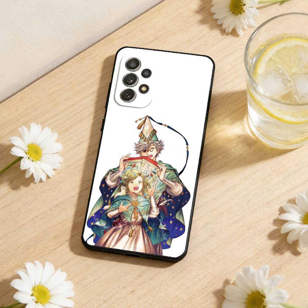 W-Witch hat atelier Phone Case For Samsung S26,S25,S24,S21,S22,S23,S30,Ultra,S20,Plus,Soft Black Shell