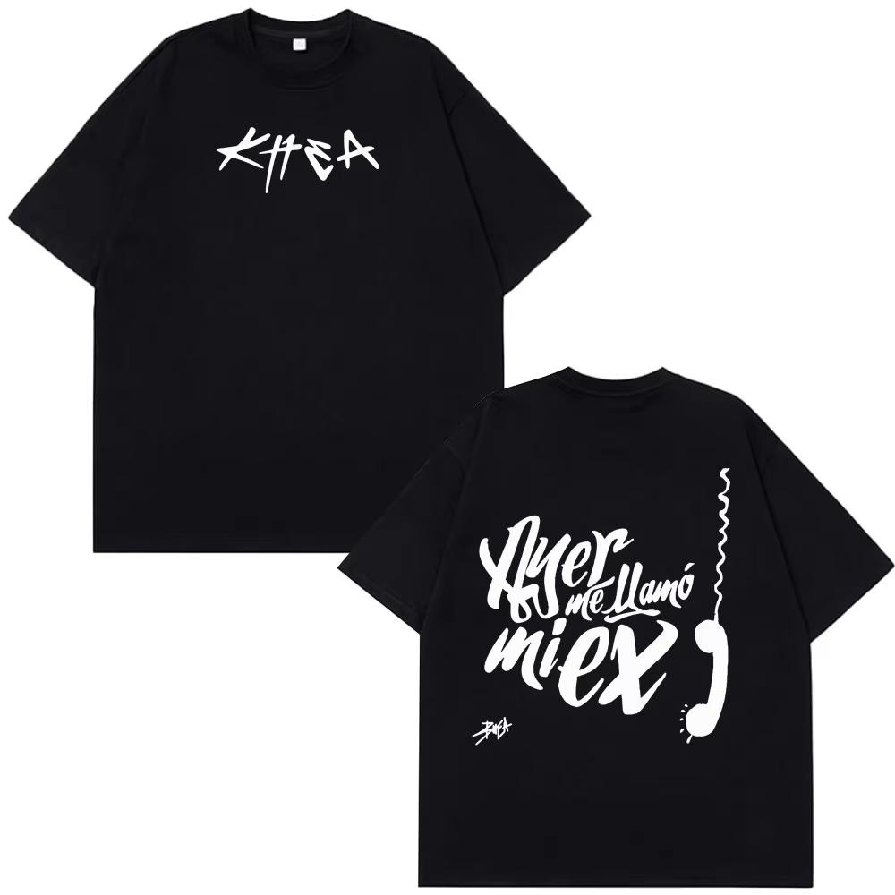 Rapper Khea Fashion Vintage Graphics Tshirt Men Women Harajuku Fashion Tshirts Shortsleeved pure Cotton Casual Streetwear Top