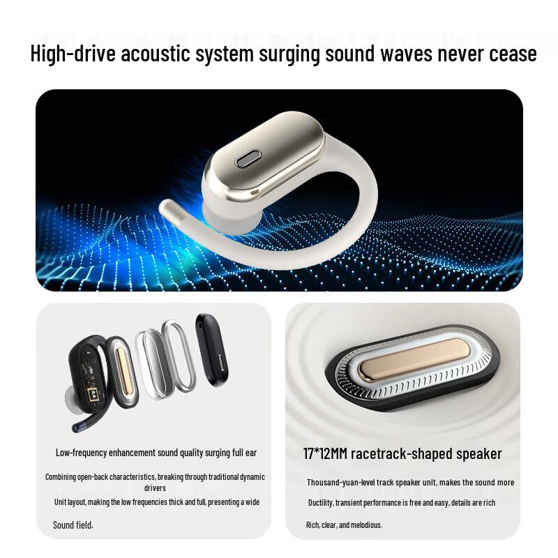 Newsmy TWS-R7 Open-Ear Bone Conduction Bluetooth Headphones