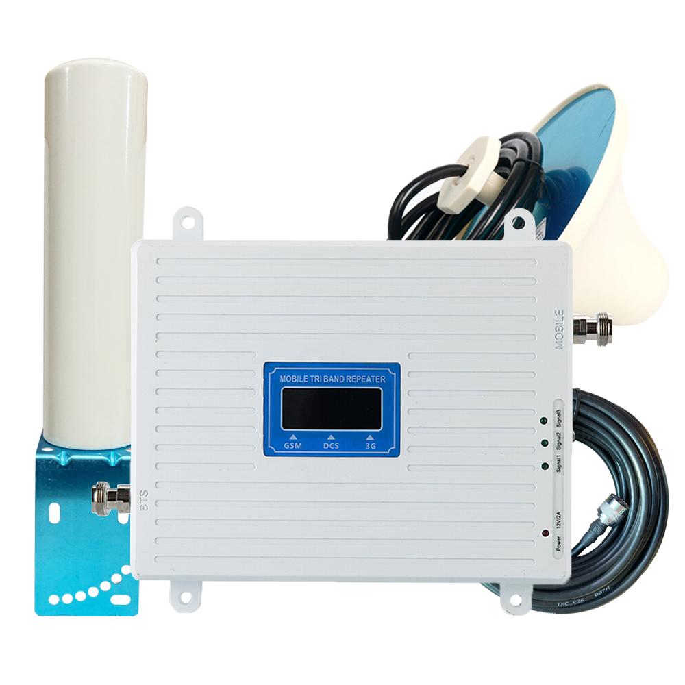 Tri Band Amplifier 900 1800 2100mhz Gsm Dcs 3g Universal Signal Booster ...