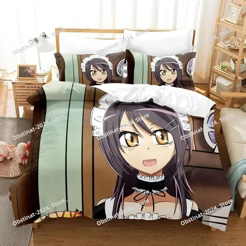 Top Anime Kaichou wa Maid-sama Usui Takumi Misaki Bedding Set Boys Girls Twin Queen Size Duvet Cover Pillowcase Kids Adult Soft