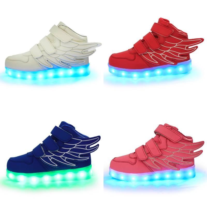 Children Light Up Sneakers Toting Usb Charging Indoor Outdoor Spring Summer