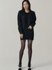 Sorry, Too Much Love Staring Night Knit Mini Dress_Black