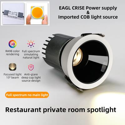 LED Downlight Ceiling AC110-240V 5W 7W 10W 12W 15W Spotlight Cold Warm White Round Recessed Lamp LED Spot Light Lighting